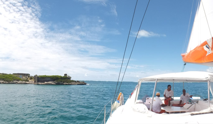 Rservez un catamaran à l'île Maurice