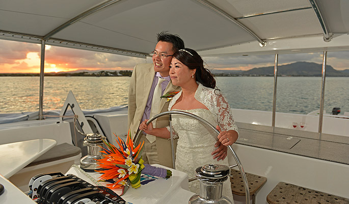 Croisière en catamaran à l'île Maurice croisière privée